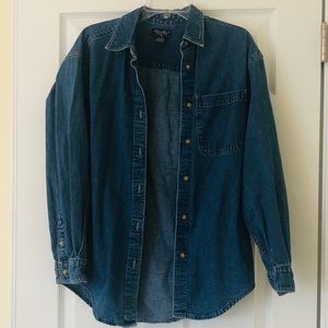 Eddie Bauer Ladies Denim Shirt